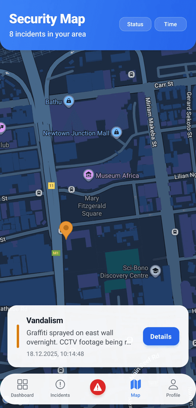 MyProtektor Live Map