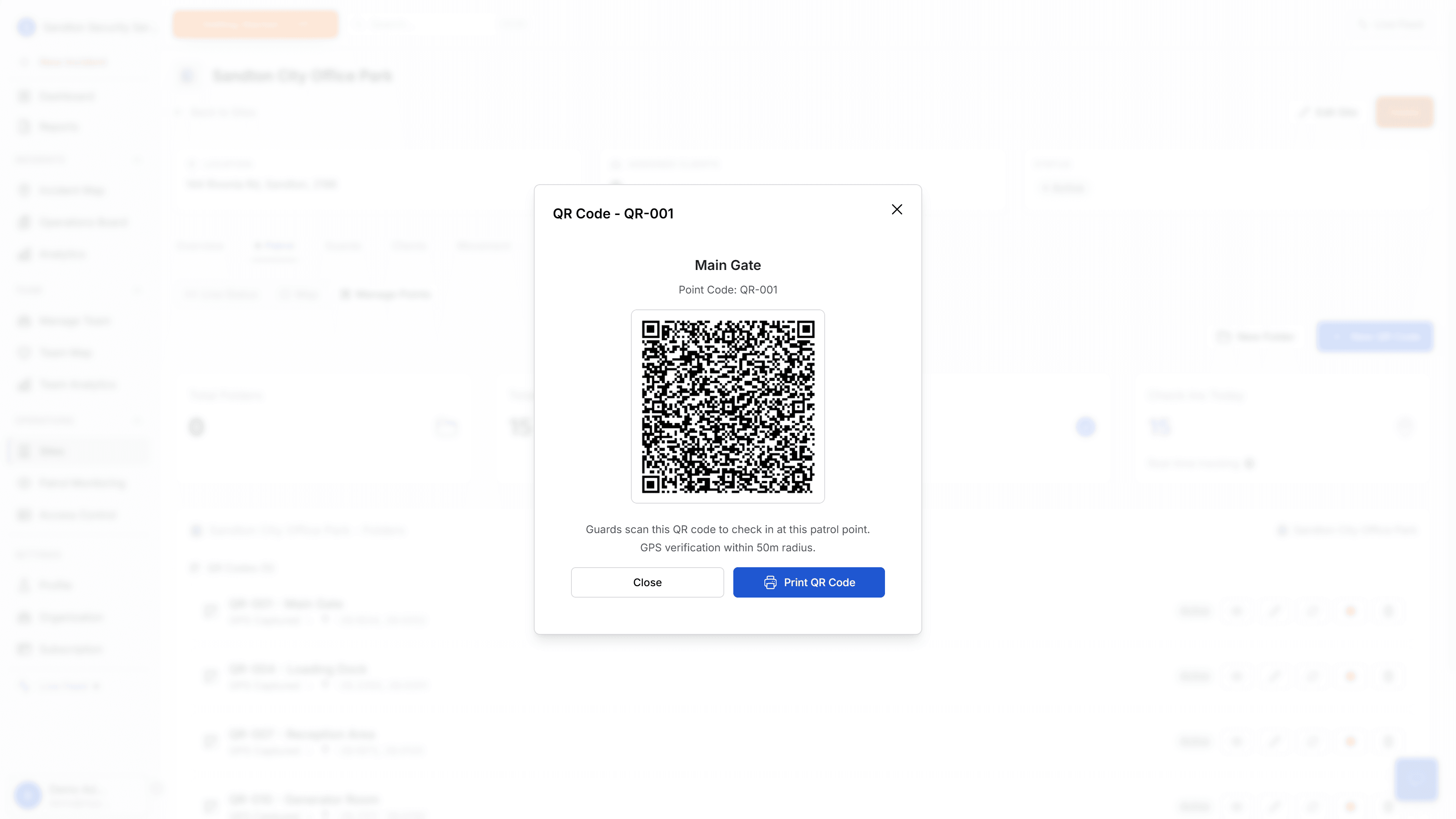 MyProtektor Print QR Codes